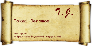 Tokai Jeromos névjegykártya